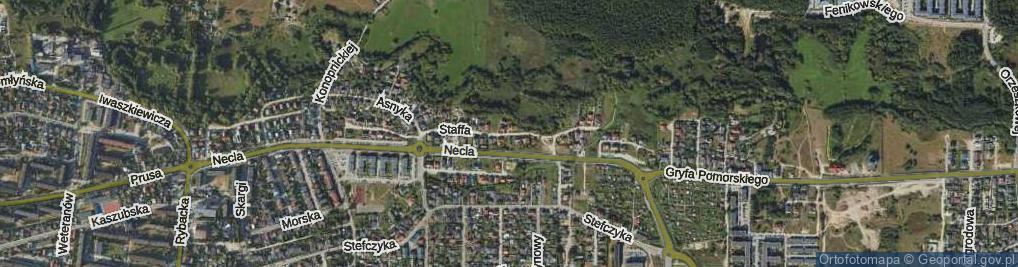 Zdjęcie satelitarne Staffa Leopolda ul.