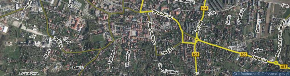 Zdjęcie satelitarne Stefana Batorego ul.