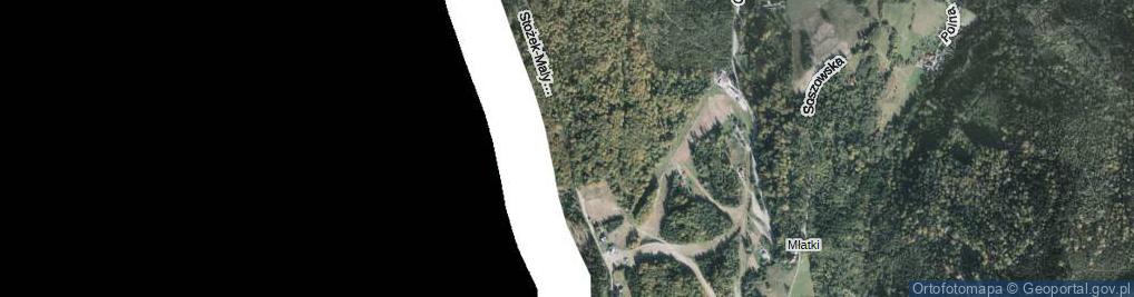 Zdjęcie satelitarne Stożek-Maly Stozek ul.
