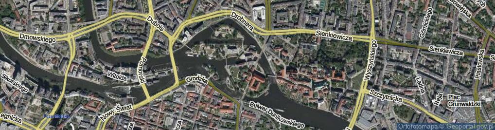 Zdjęcie satelitarne Staromłyńska ul.