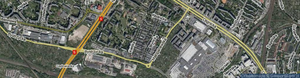 Zdjęcie satelitarne Stobrawska ul.