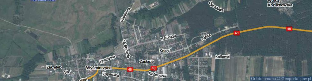 Zdjęcie satelitarne Stefana Batorego ul.