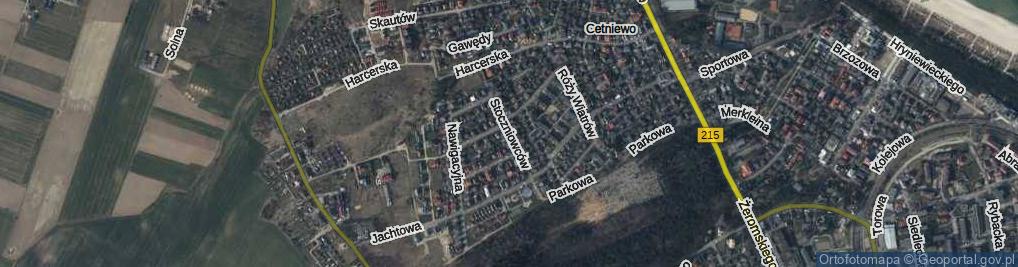 Zdjęcie satelitarne Stoczniowców ul.
