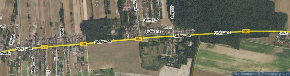 Zdjęcie satelitarne Stołeczna ul.