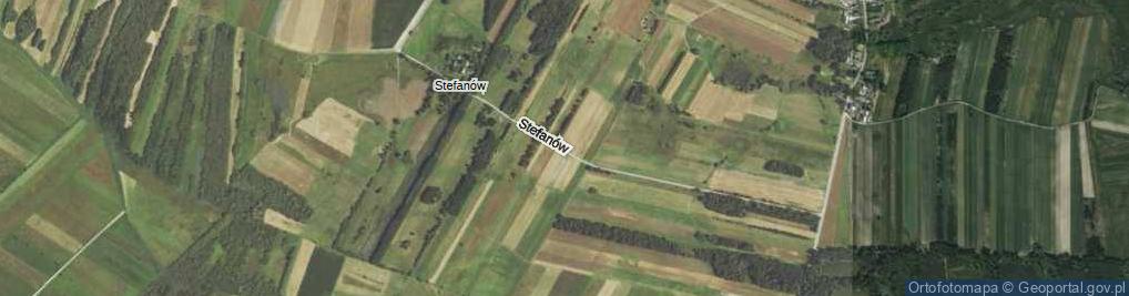 Zdjęcie satelitarne Stefanów ul.