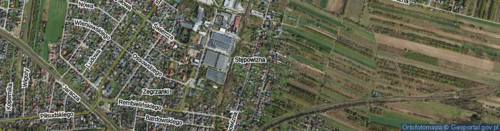 Zdjęcie satelitarne Stępowizna ul.