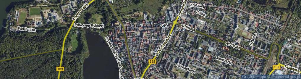 Zdjęcie satelitarne Studzienna ul.