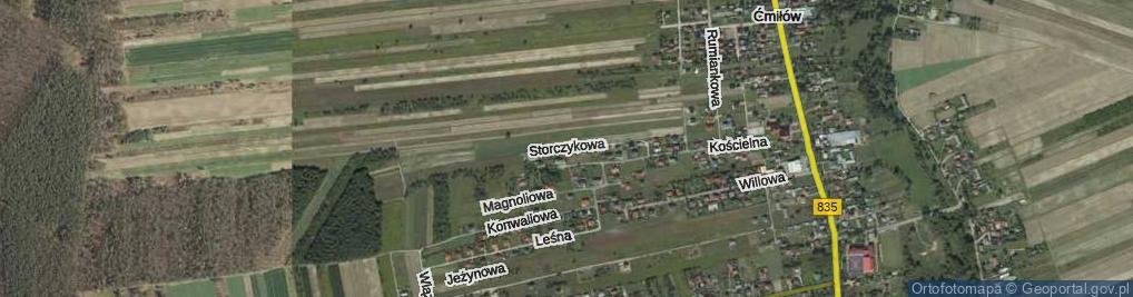 Zdjęcie satelitarne Storczykowa ul.