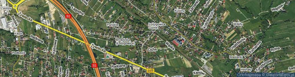 Zdjęcie satelitarne Stefana Batorego ul.