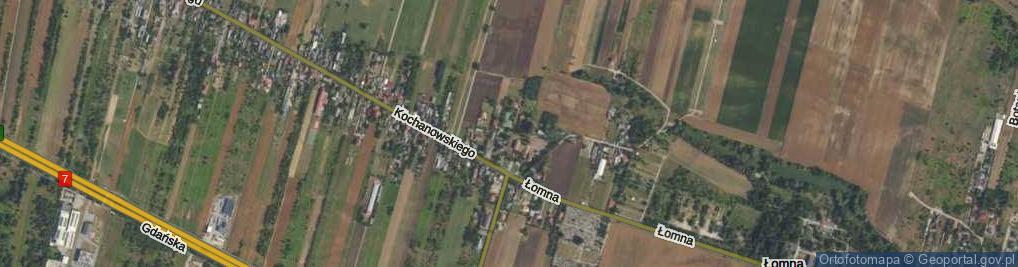 Zdjęcie satelitarne Starej Baśni ul.