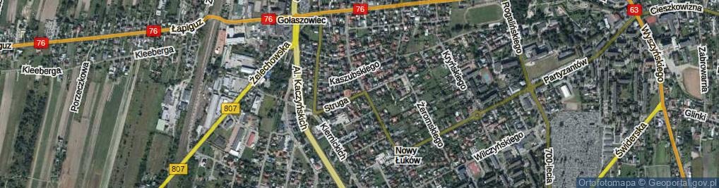 Zdjęcie satelitarne Struga Andrzeja ul.