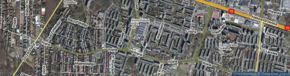 Zdjęcie satelitarne Strzałkowskiego Romka ul.