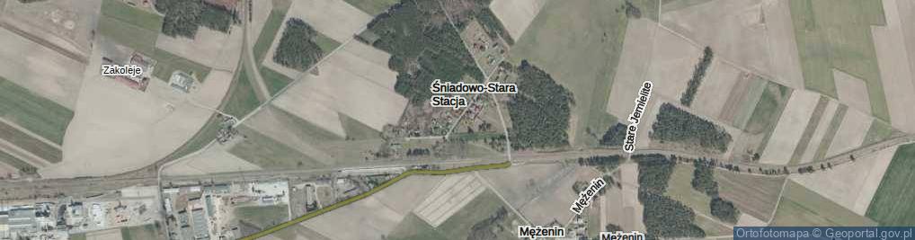 Zdjęcie satelitarne Stara Stacja ul.