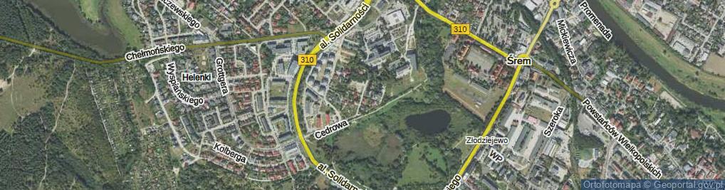 Zdjęcie satelitarne Strusia ul.