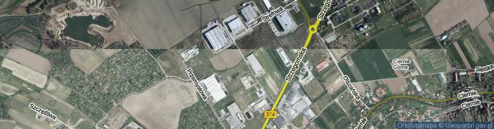 Zdjęcie satelitarne Strefowa ul.