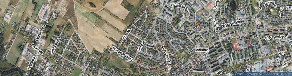 Zdjęcie satelitarne Stroma ul.