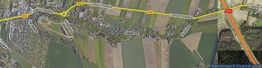 Zdjęcie satelitarne Studnitza ul.