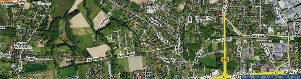 Zdjęcie satelitarne Suwalska ul.