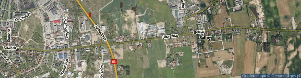 Zdjęcie satelitarne Suwalska ul.