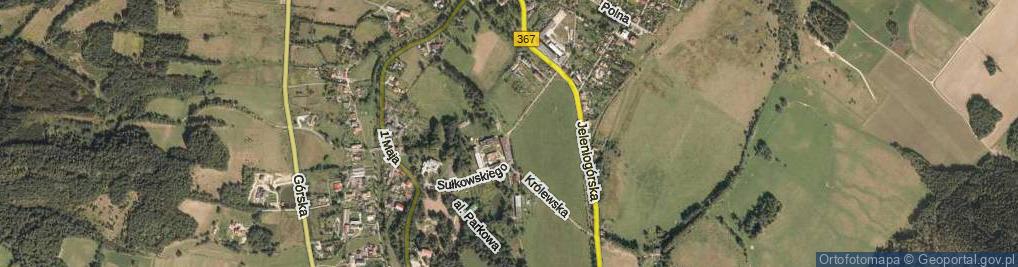 Zdjęcie satelitarne Sułkowskiego ul.
