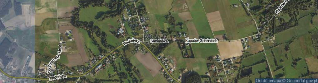 Zdjęcie satelitarne Sulmińska ul.