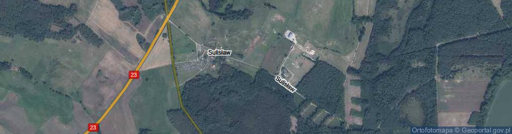 Zdjęcie satelitarne Sulisław ul.