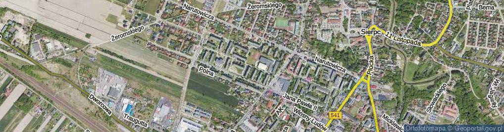 Zdjęcie satelitarne Sucharskiego Henryka, mjr. ul.