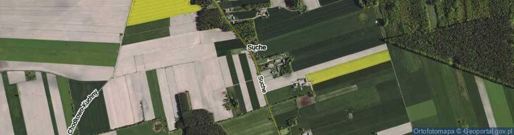 Zdjęcie satelitarne Suche ul.