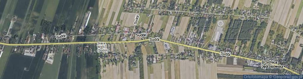 Zdjęcie satelitarne Sudół ul.
