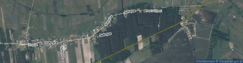 Zdjęcie satelitarne Sufczyce ul.