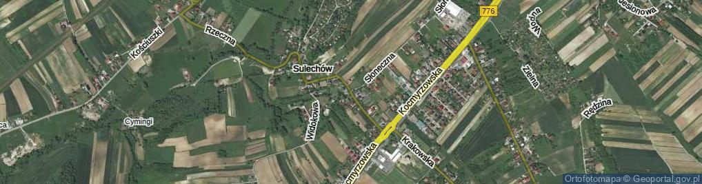 Zdjęcie satelitarne Sulechów ul.