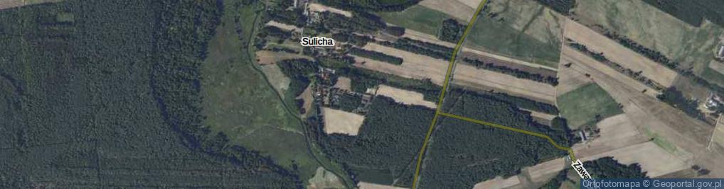 Zdjęcie satelitarne Sulicha ul.