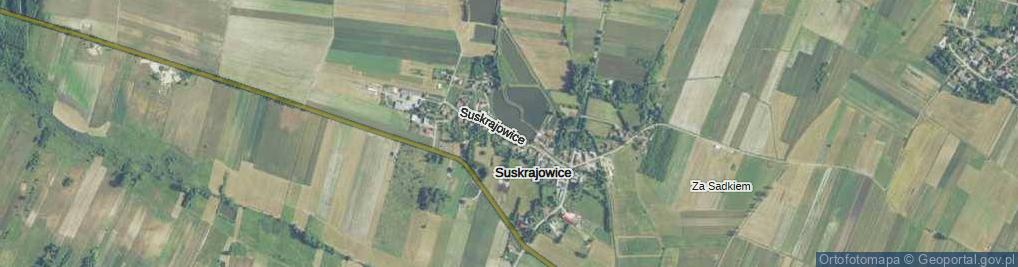 Zdjęcie satelitarne Suskrajowice ul.
