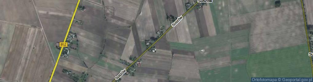 Zdjęcie satelitarne Suszów ul.