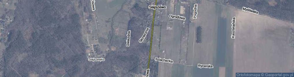 Zdjęcie satelitarne Sucha ul.