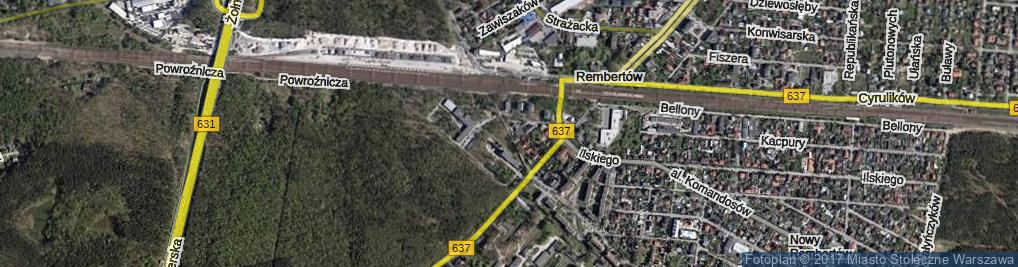 Zdjęcie satelitarne Suflerska ul.