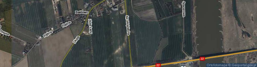 Zdjęcie satelitarne Św. Wojciecha ul.