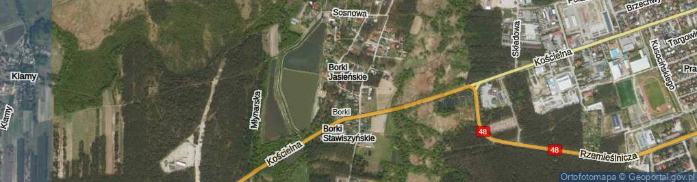 Zdjęcie satelitarne Świerkowa ul.