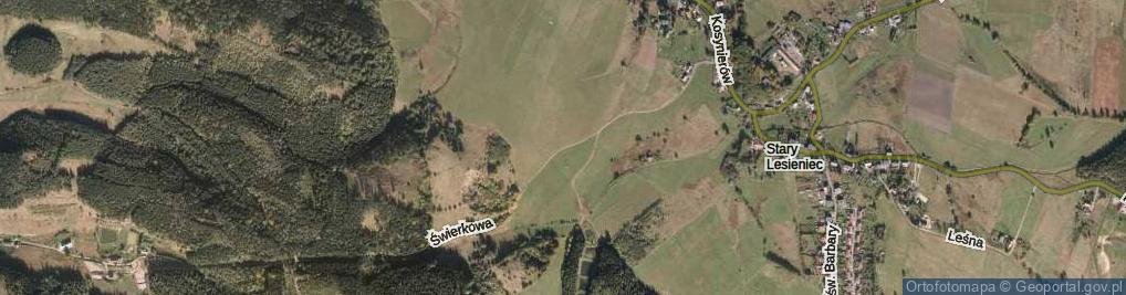 Zdjęcie satelitarne Świerkowa ul.