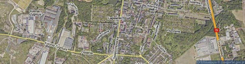 Zdjęcie satelitarne Świętojańska ul.