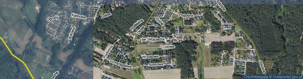 Zdjęcie satelitarne Św. Wojciecha ul.