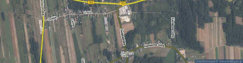 Zdjęcie satelitarne Świętojańska ul.