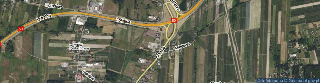 Zdjęcie satelitarne Świerkowa ul.