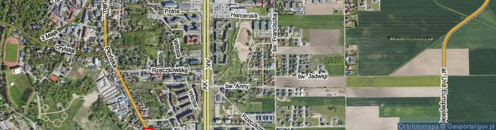 Zdjęcie satelitarne św. Floriana ul.