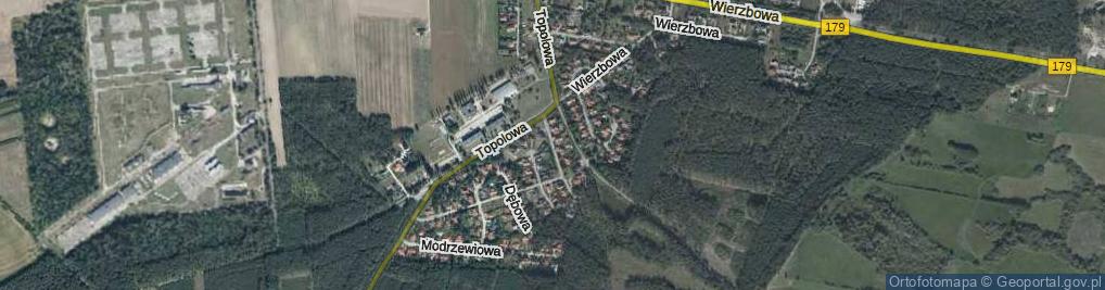 Zdjęcie satelitarne Świerkowa ul.