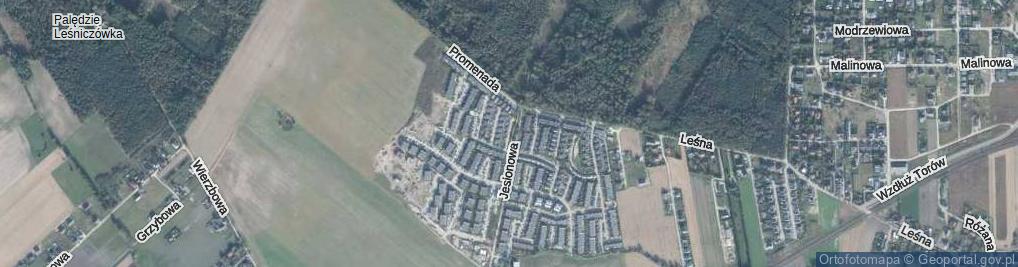 Zdjęcie satelitarne Świtezianki ul.