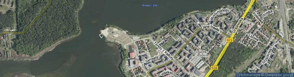 Zdjęcie satelitarne św. Franciszka ul.