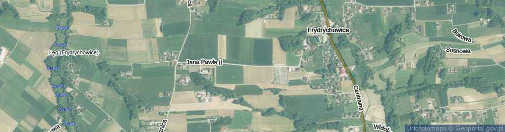 Zdjęcie satelitarne św. Jana Pawła II ul.