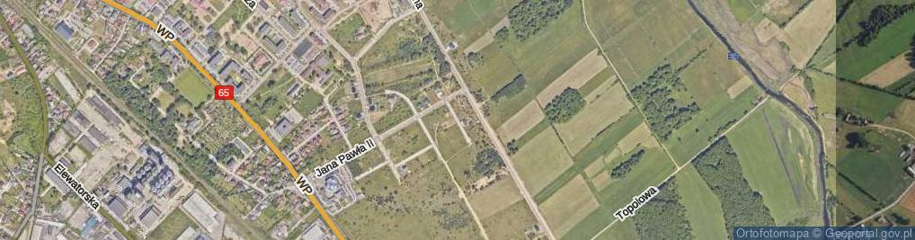 Zdjęcie satelitarne św. Maksymiliana Marii Kolbego ul.