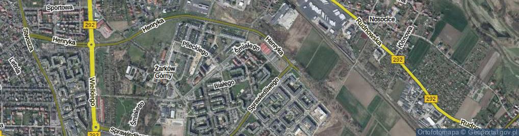 Zdjęcie satelitarne Świętosławy ul.